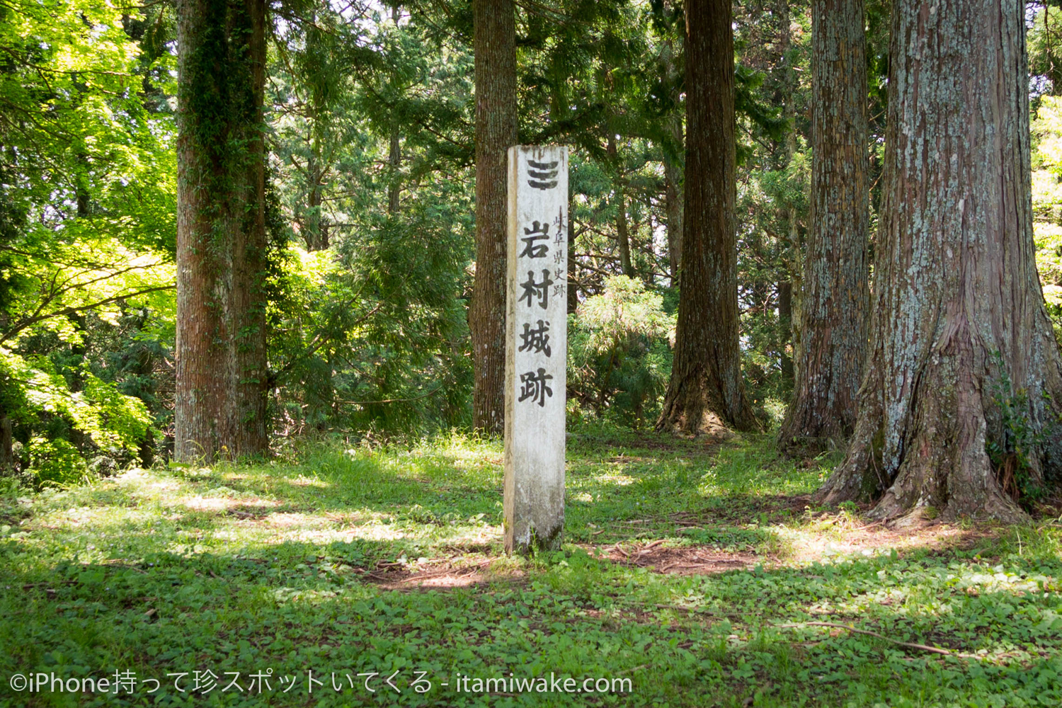 岩村城跡