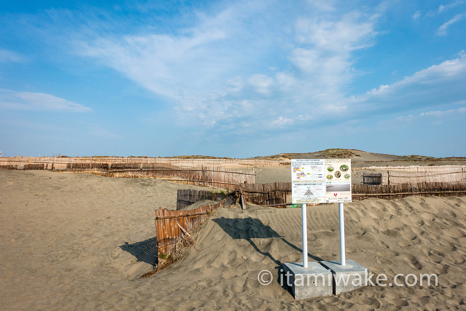 中田島砂丘の砂