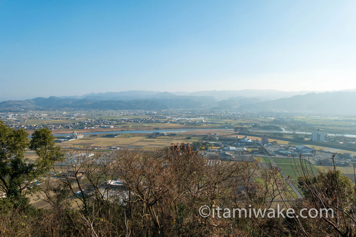 山頂からの景色