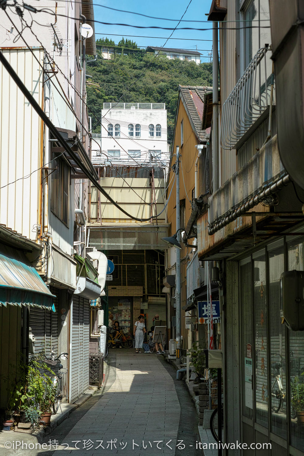 商店街の路地