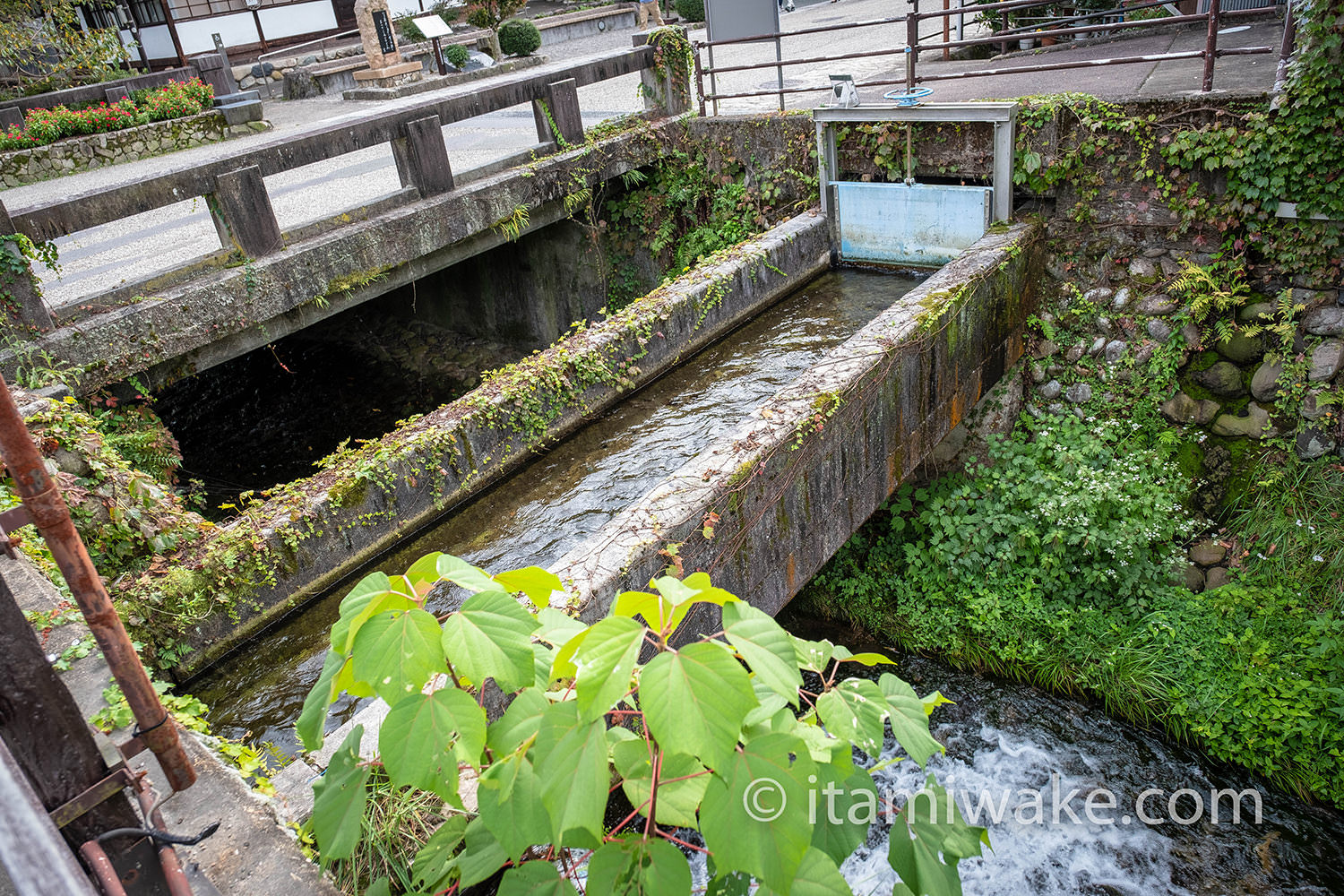 水路の上に水路