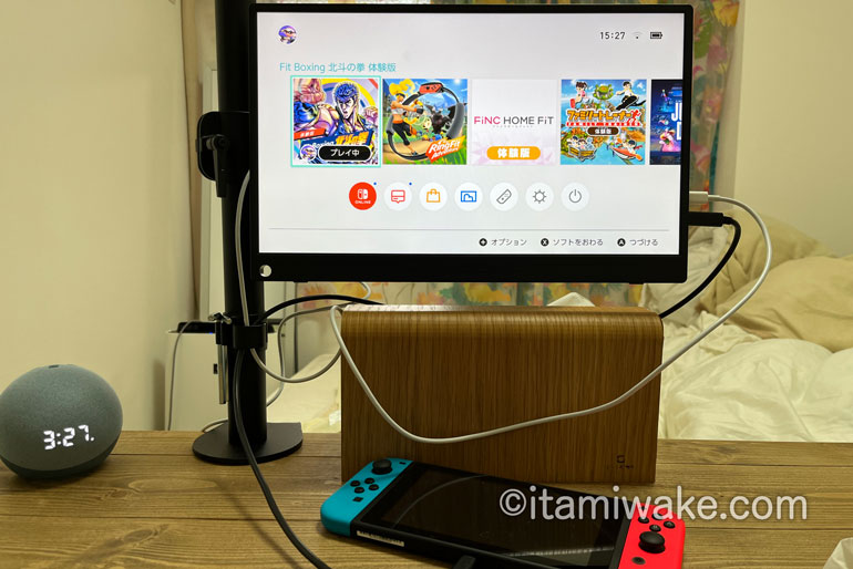 ドックなしでSwitchとモニターを接続する