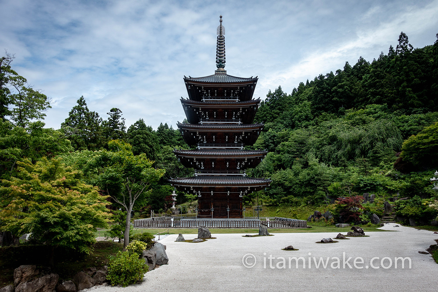 青龍寺の五重塔