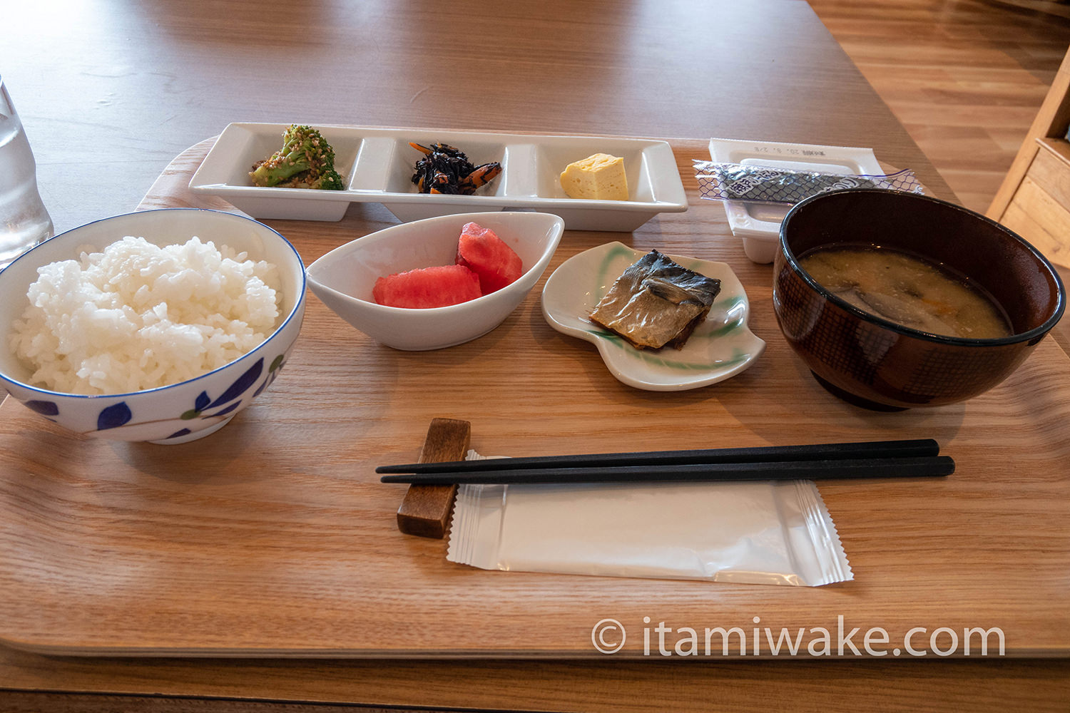 ゲストハウスでの朝ごはん