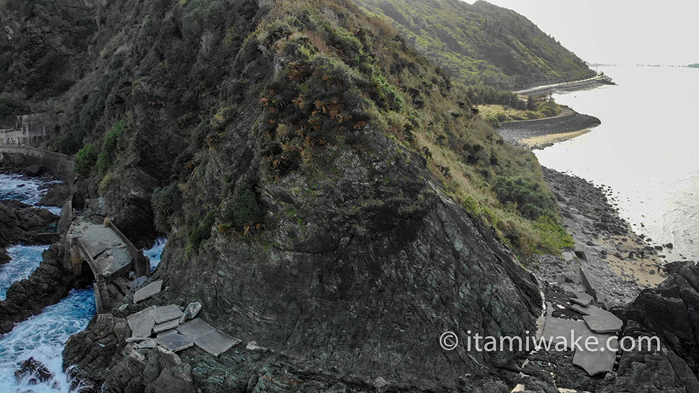 岬の全景