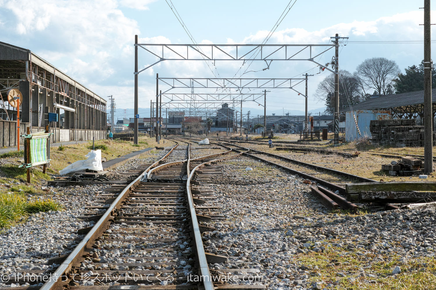 西濃鉄道の線路