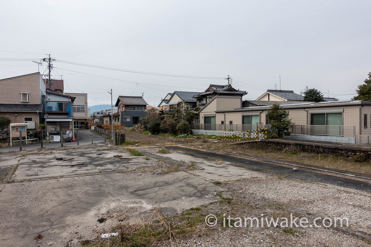 建物があった跡