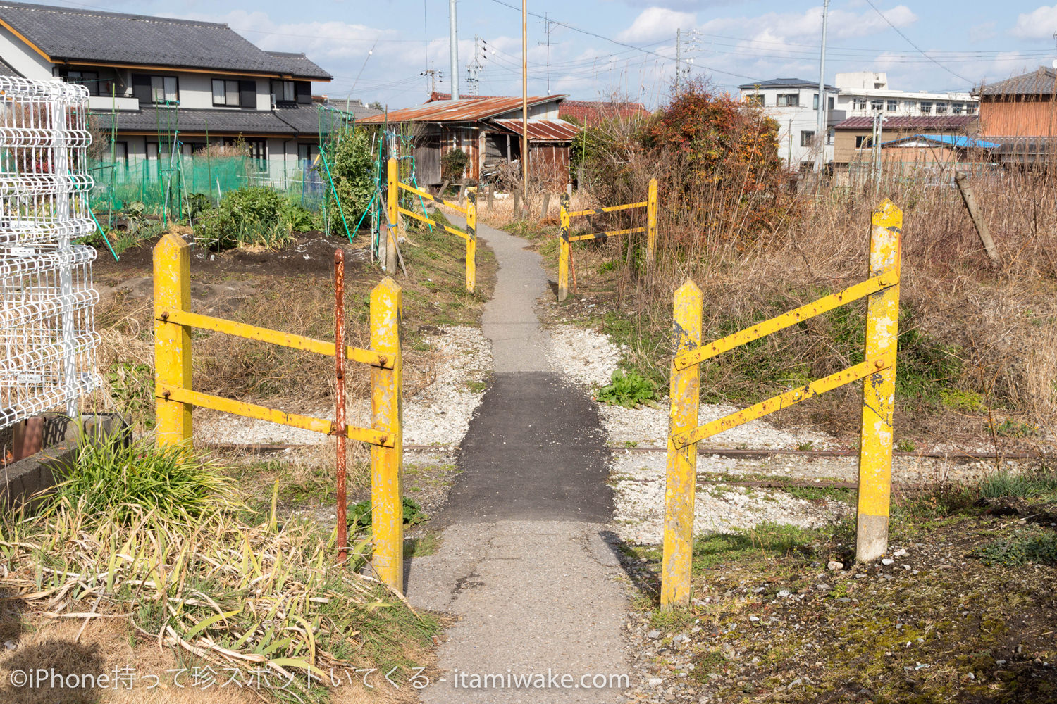 生活道路を跨ぐ昼飯線