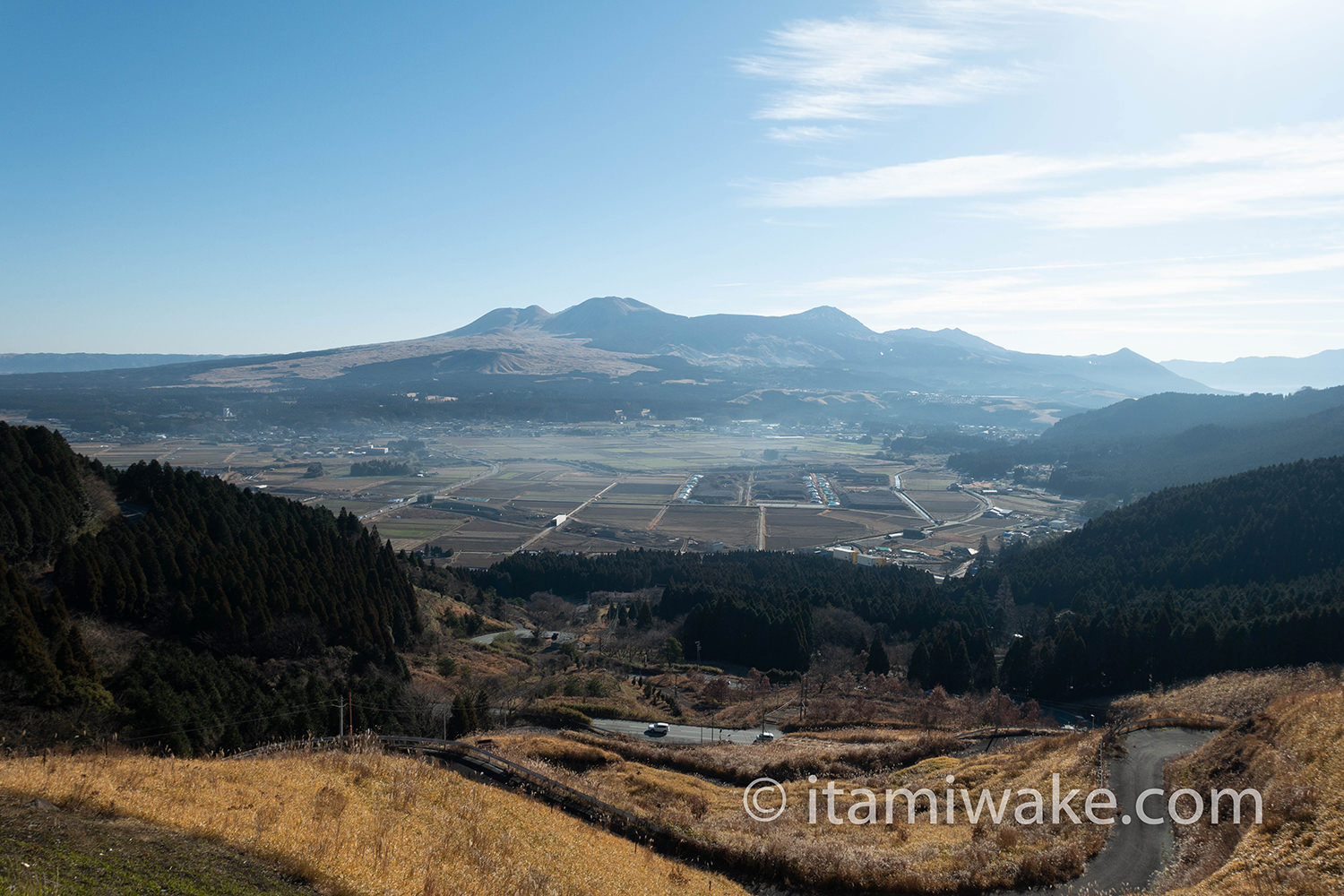 大観峰からの景色