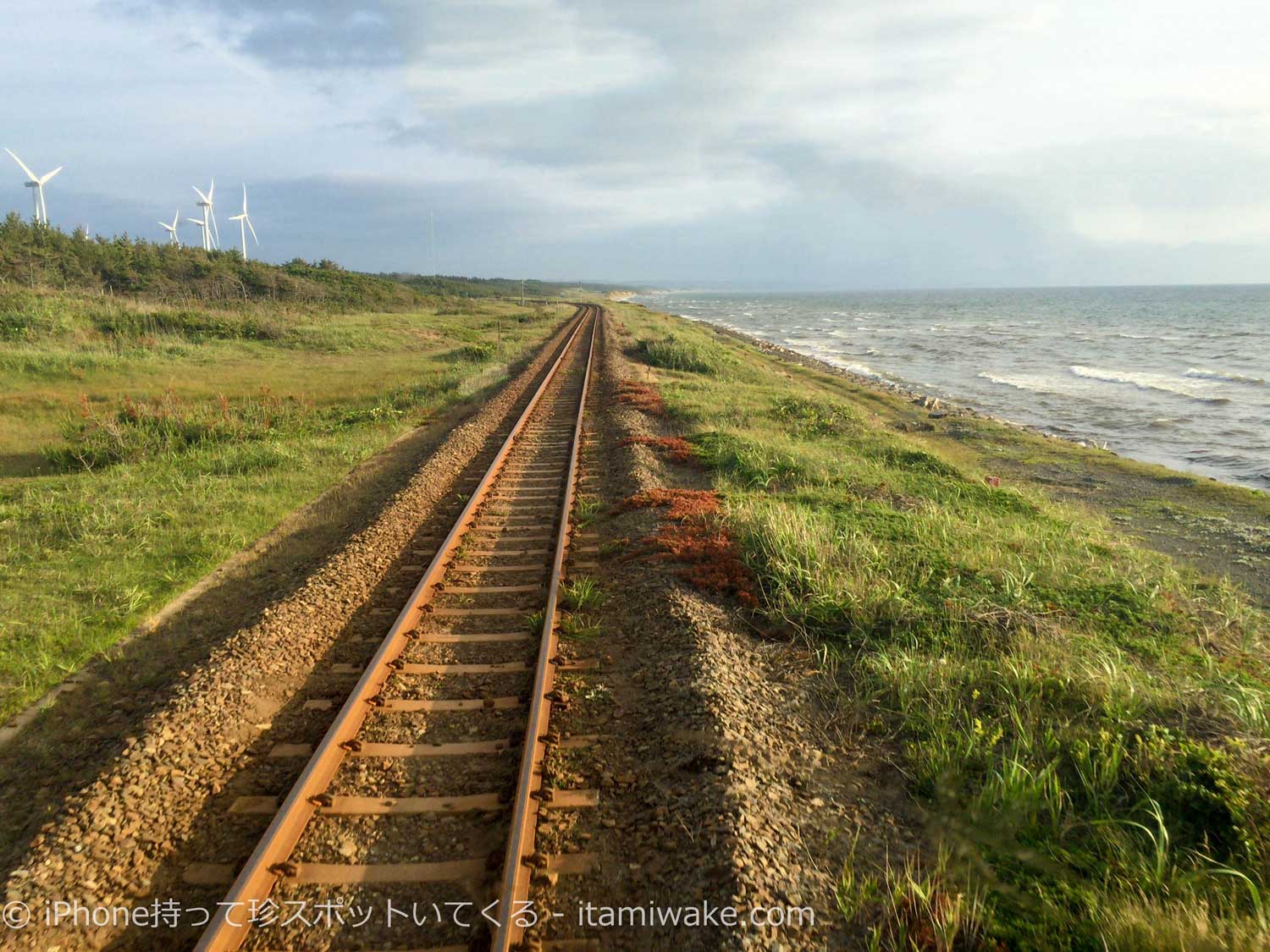 青い森鉄道の景色