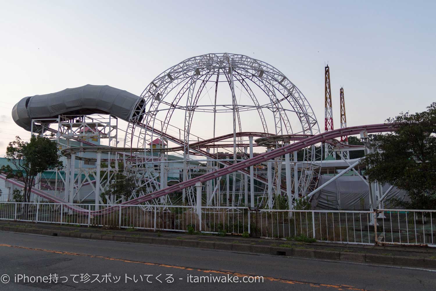 事故があったジェットコースター